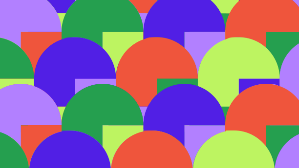 Repeating Violet Curlyboi on black bagkround